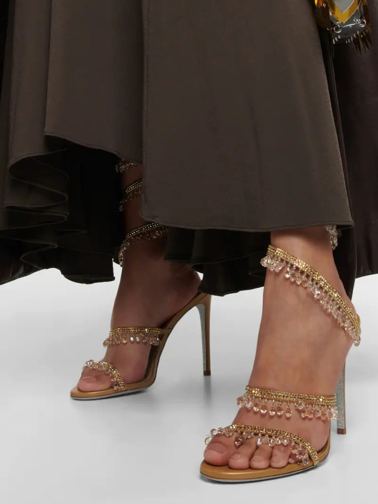 Strappy Heeled Sandals - 2026Women's New Water Diamond Sandals Fashion