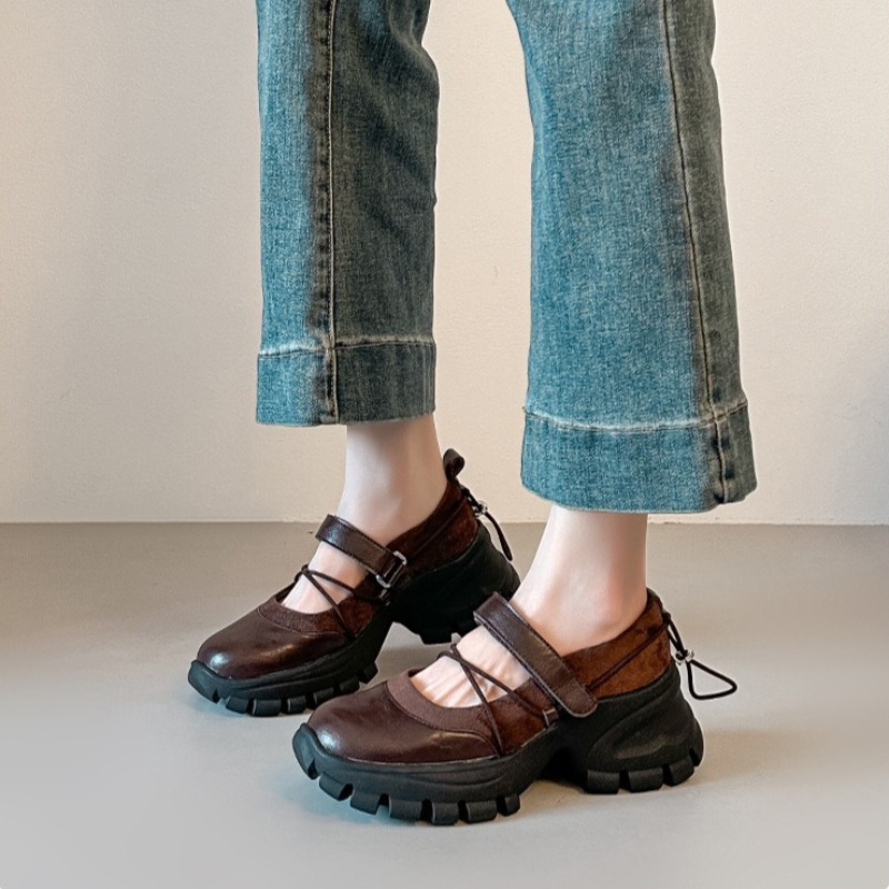 Women Shoes Loafers - New Retro Ballet Mary Jane Shoes