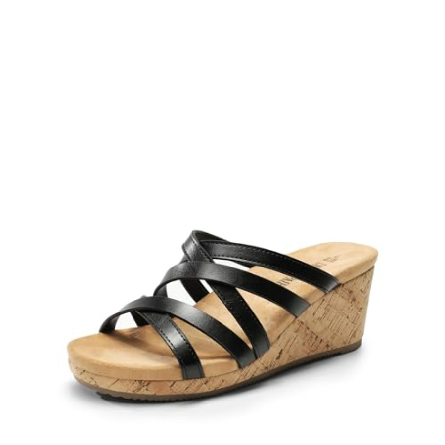 Dressy Wedge Sandals for Women - Cork Wedge Sandal ulasan dan harga