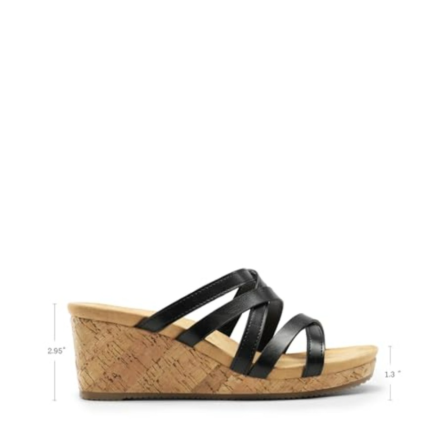Dressy Wedge Sandals for Women - Cork Wedge Sandal ulasan dan harga