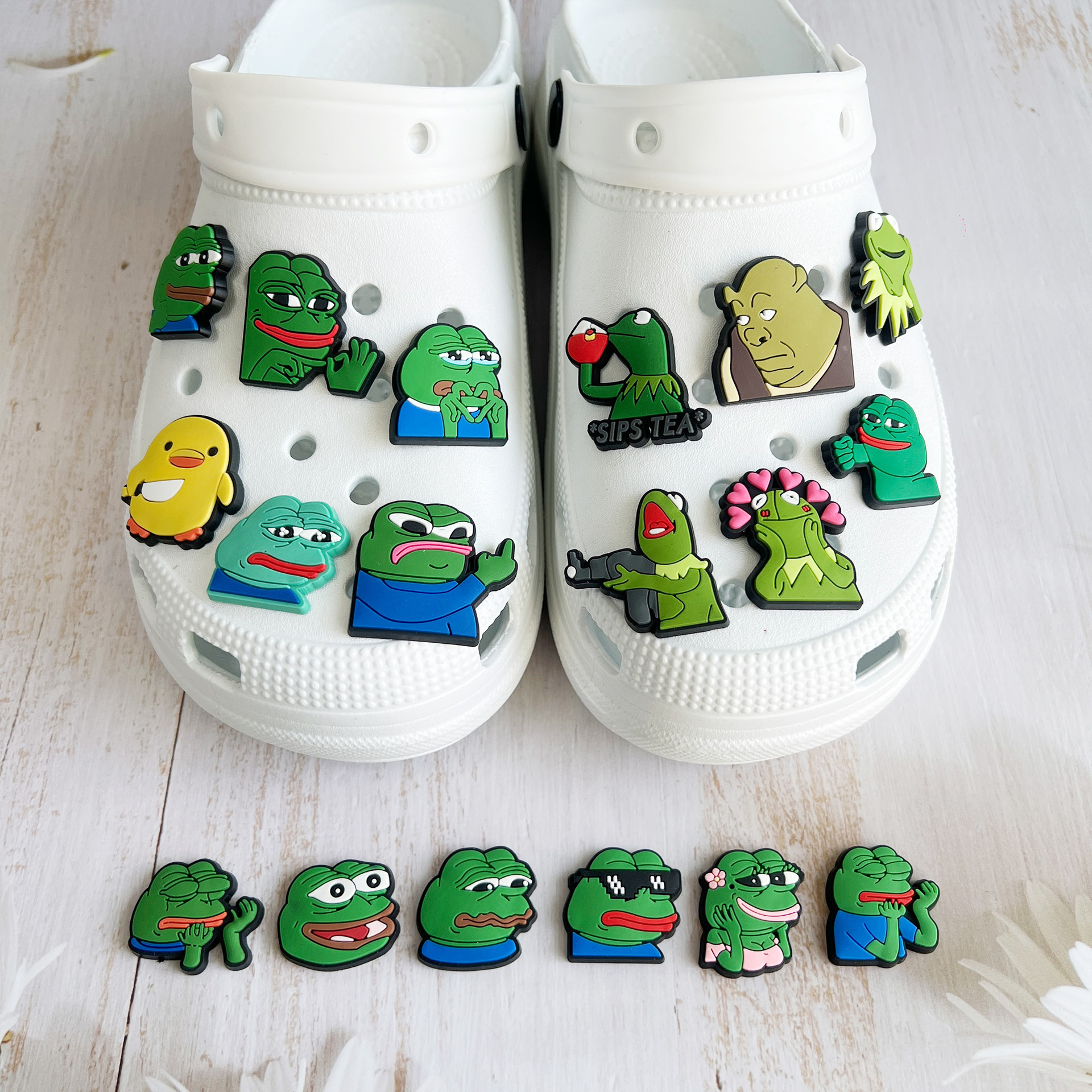 New Arrivals Cute Frog Animals - Women'S Shoes Crocs ulasan dan harga