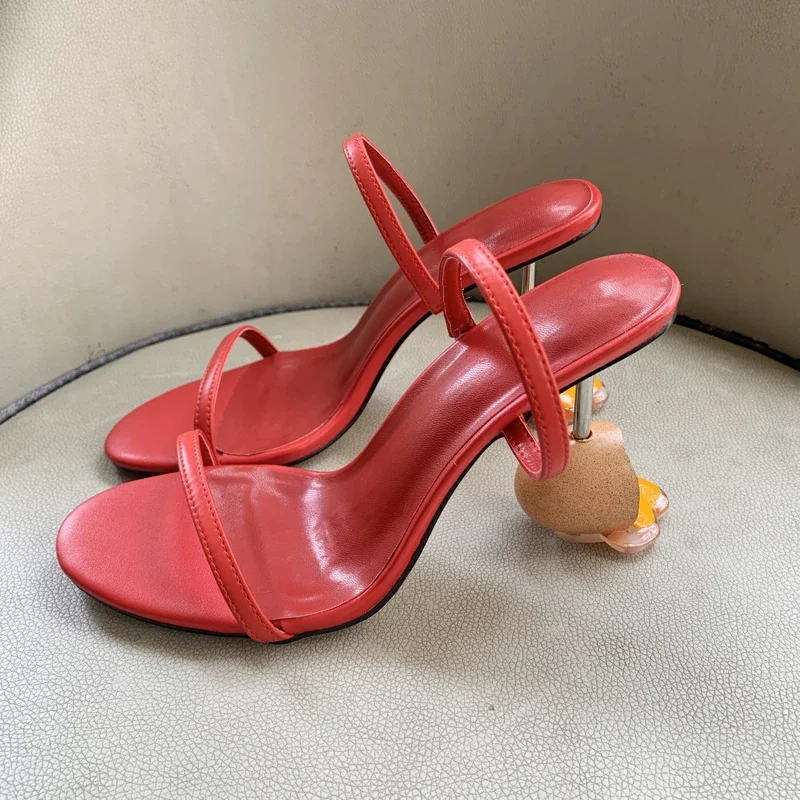 Summer Strappy Sandals Open To - Strappy Heeled Sandals ulasan dan harga