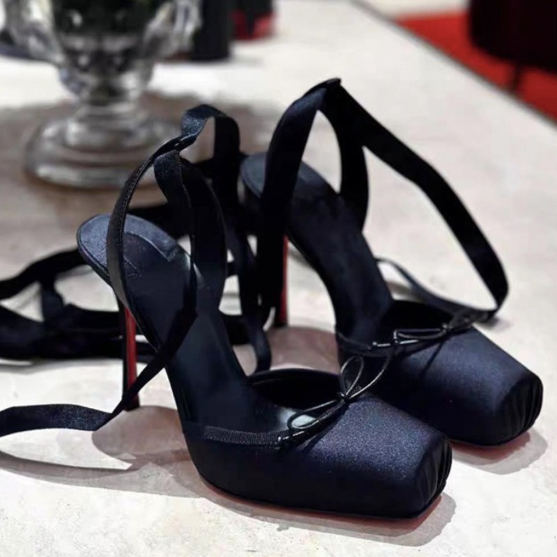 2026 New Women Shoes French St - Strappy Heeled Sandals ulasan dan harga