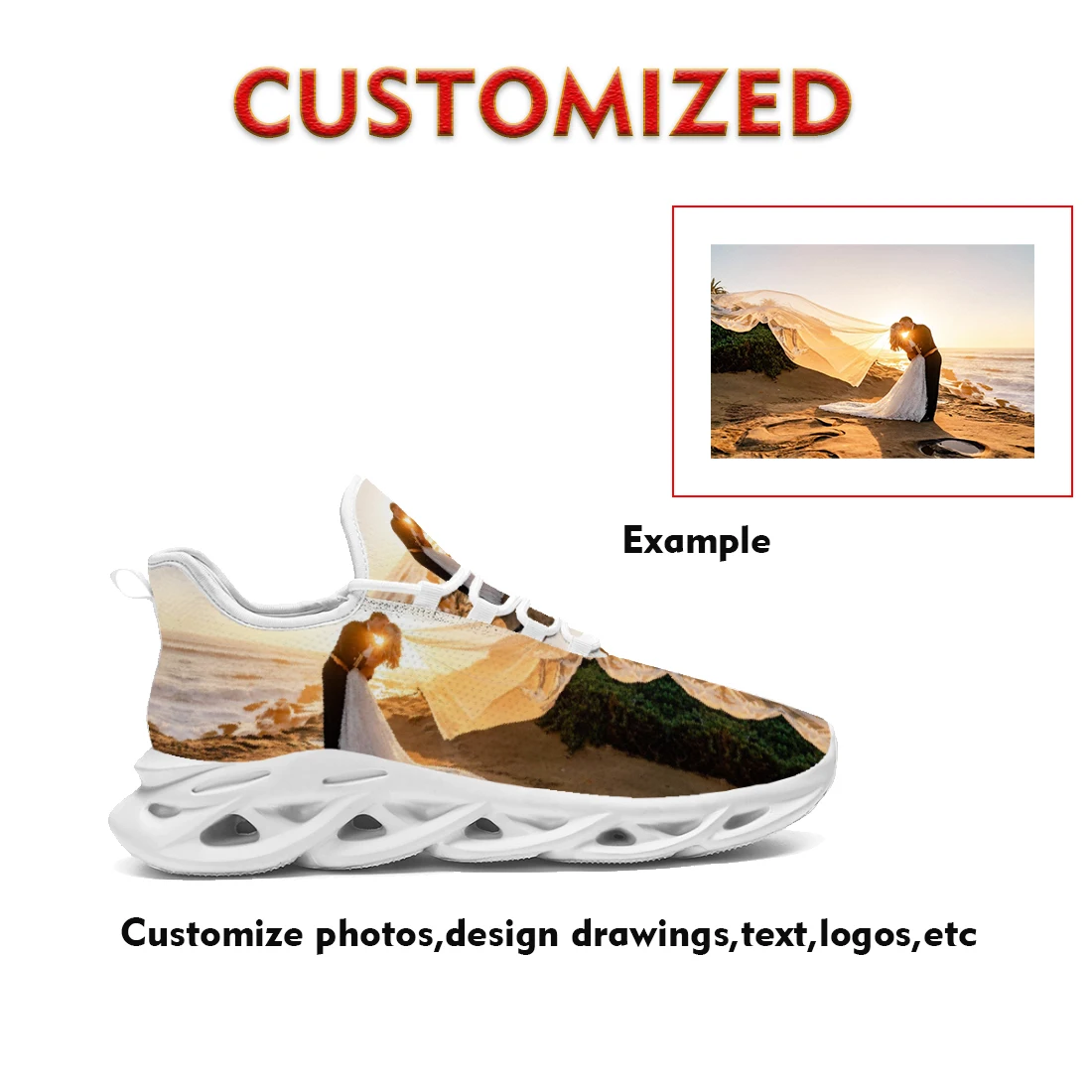 Customizable logo image text;  - Women'S Shoes Hands Free ulasan dan harga