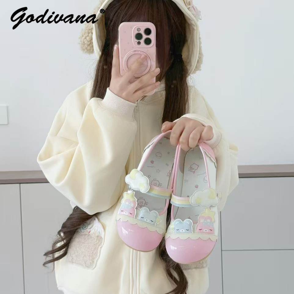 Original New Student Girls Col - Women Shoes Loafers ulasan dan harga