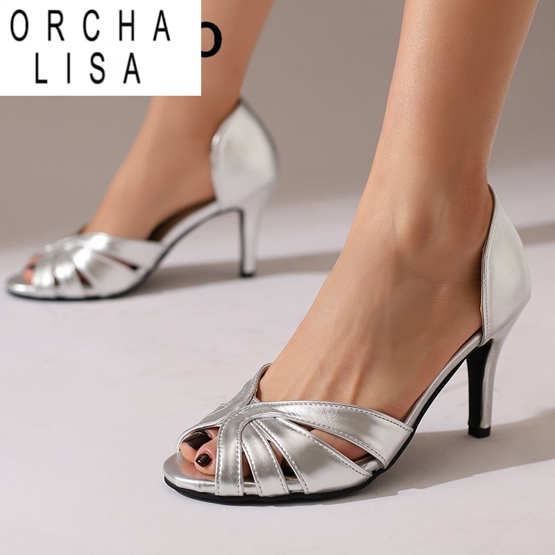 ORCHA LISA 2025 Luxury Women S - Metallic Heel Sandal ulasan dan harga