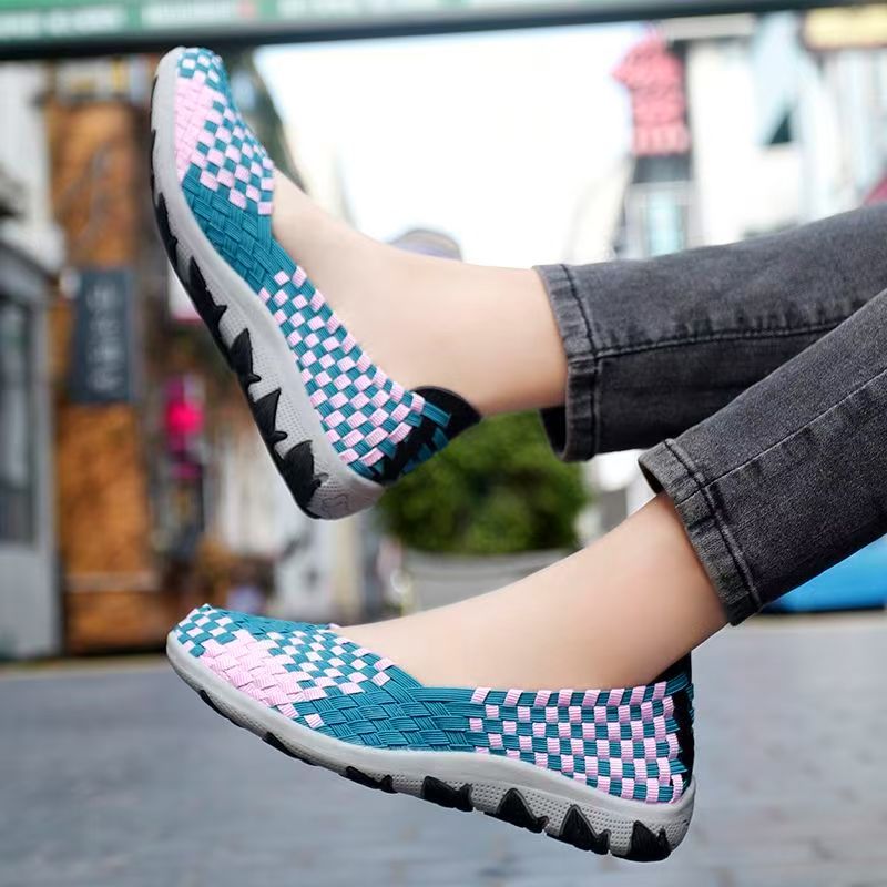 Women Hand Woven Elastic Big S - Women'S Shoes Hands Free ulasan dan harga