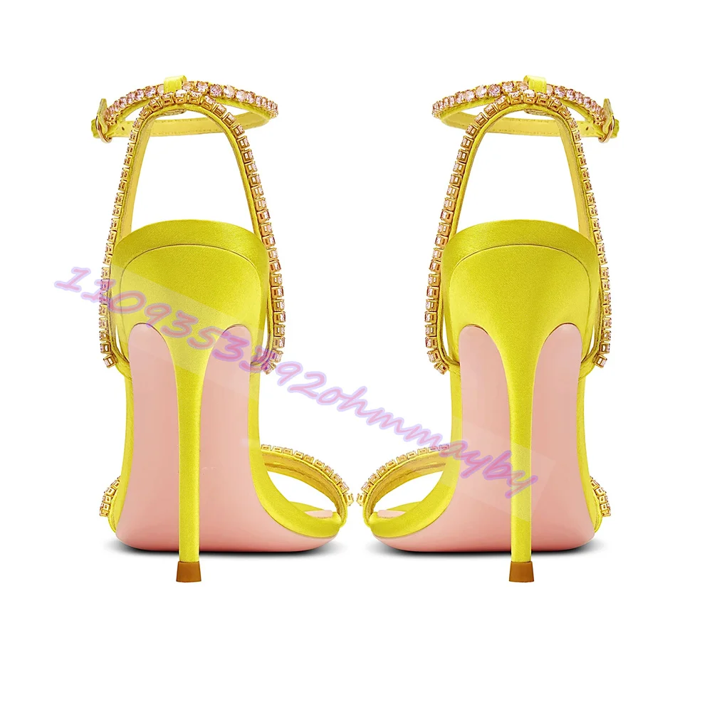 Rhinestone Yellow High Heels S - Kids Shoes Women ulasan dan harga