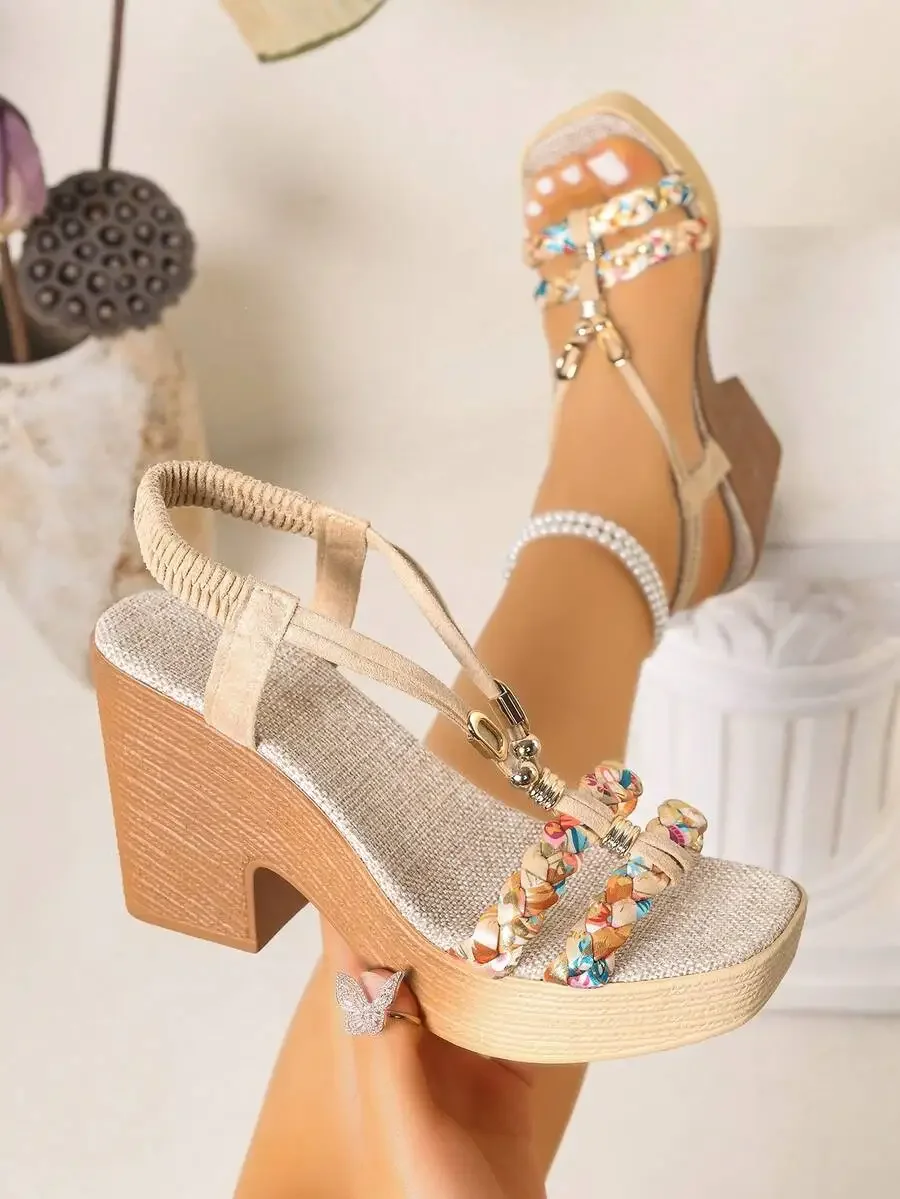 Womens Bohemian Wedge Sandals  - Cork Wedge Sandal ulasan dan harga