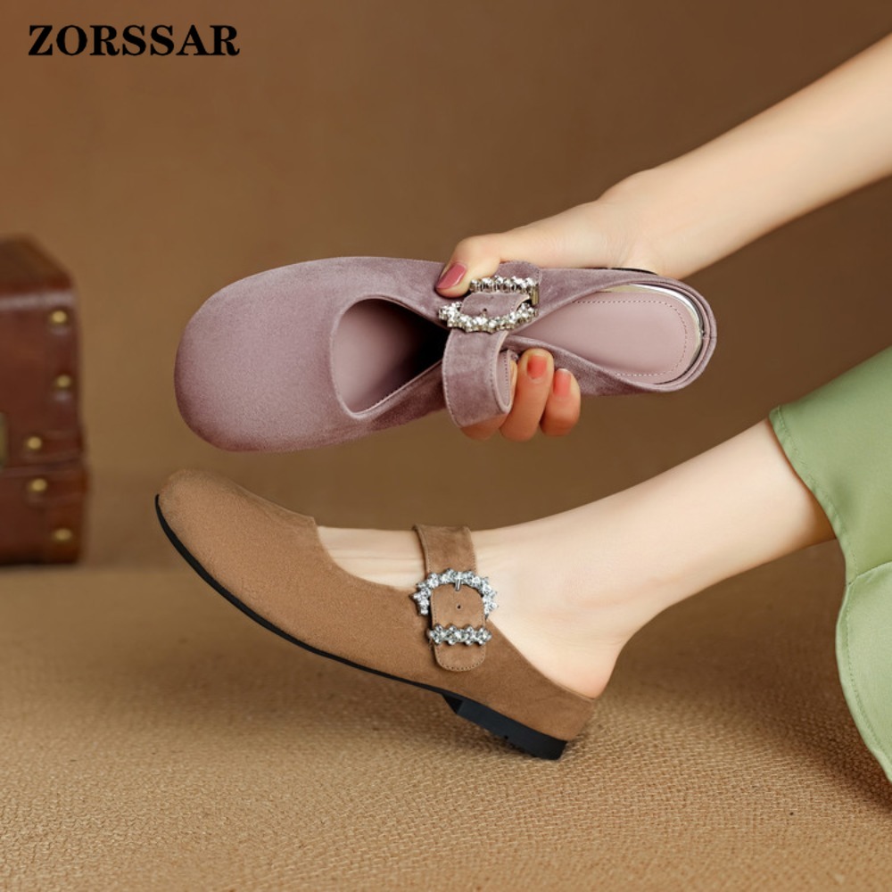 Women's Suede Flat Mary Jane M - Kids Shoes Women ulasan dan harga