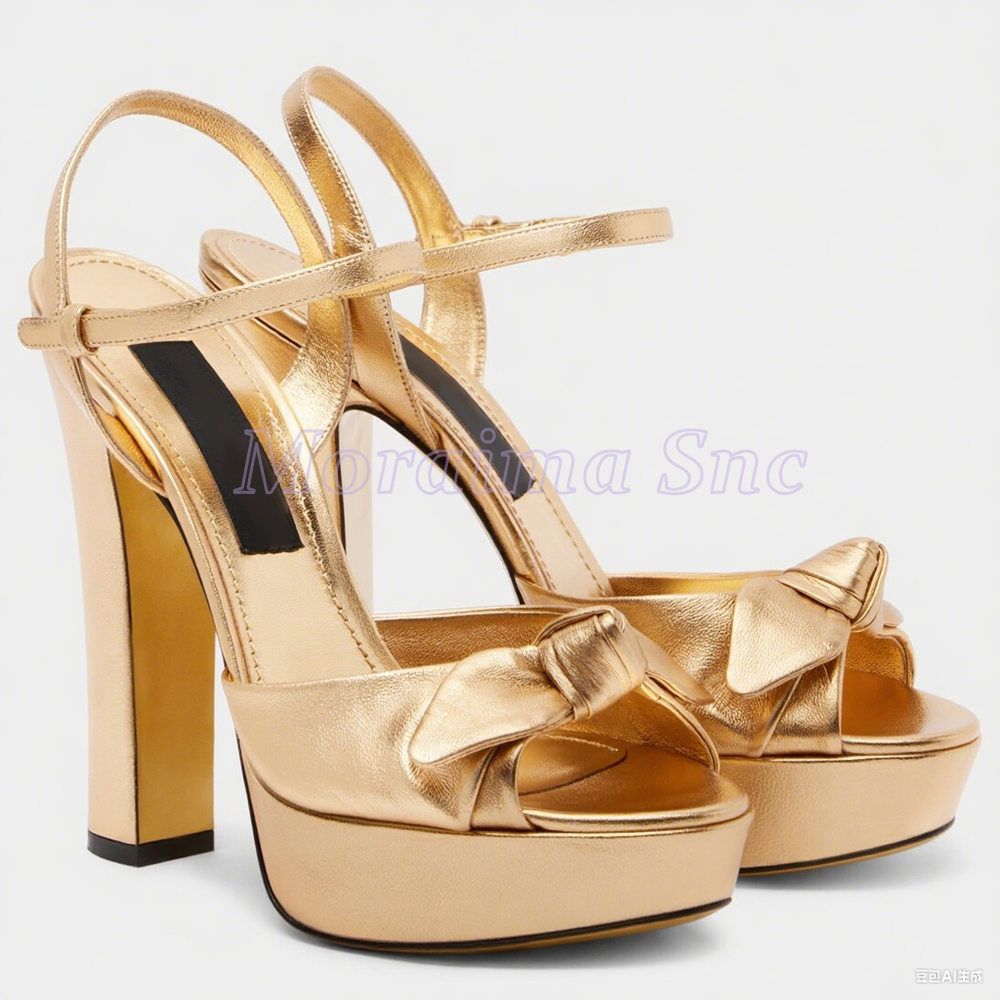 Metallic Leather Platform Sand - Metallic Heel Sandal ulasan dan harga