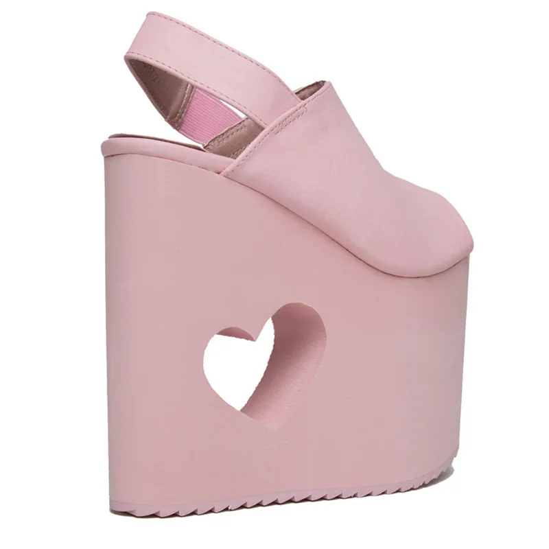 Platform Back Strap High Heel  - Women Shoes Size Chart ulasan dan harga
