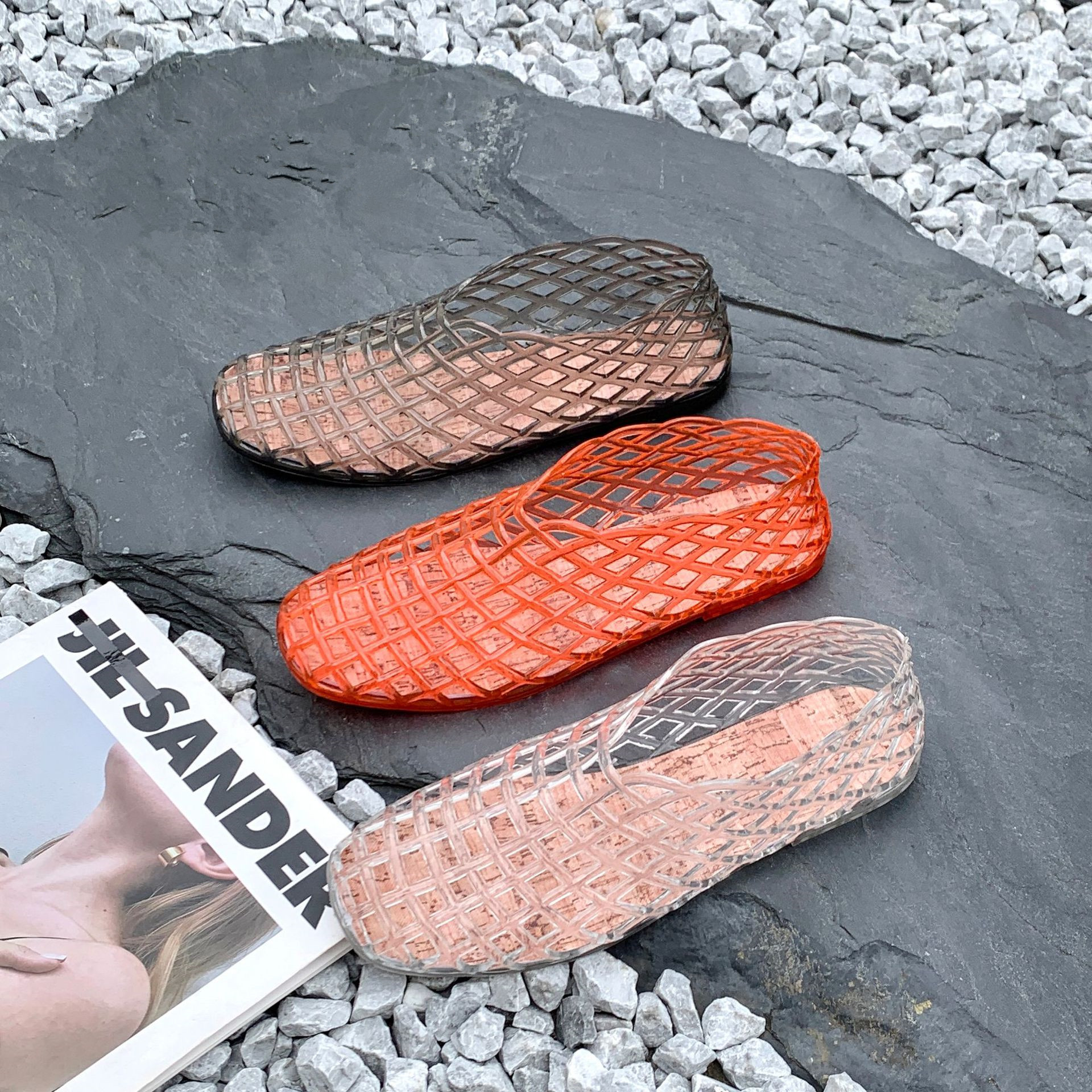 2025 Women's New Flat Sandals  - Jelly Sandal Women ulasan dan harga