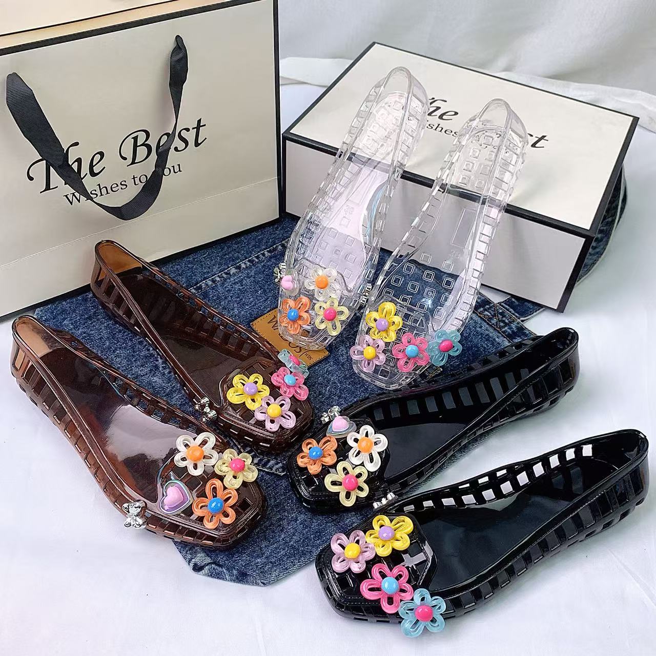 Fashionable Women's Shoes Jell - Jelly Sandal Women ulasan dan harga
