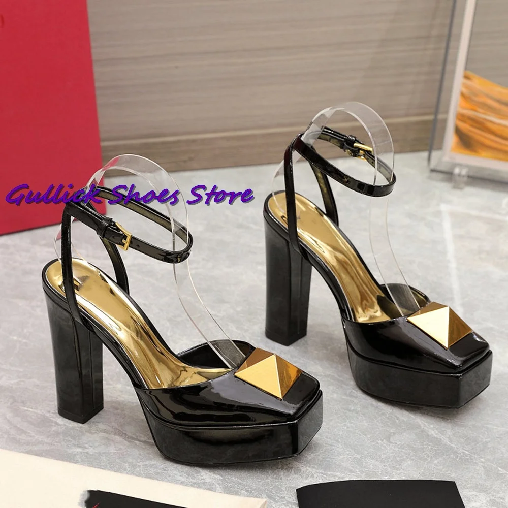 New Rivet Platform Sandals Squ - Kids Shoes Women ulasan dan harga