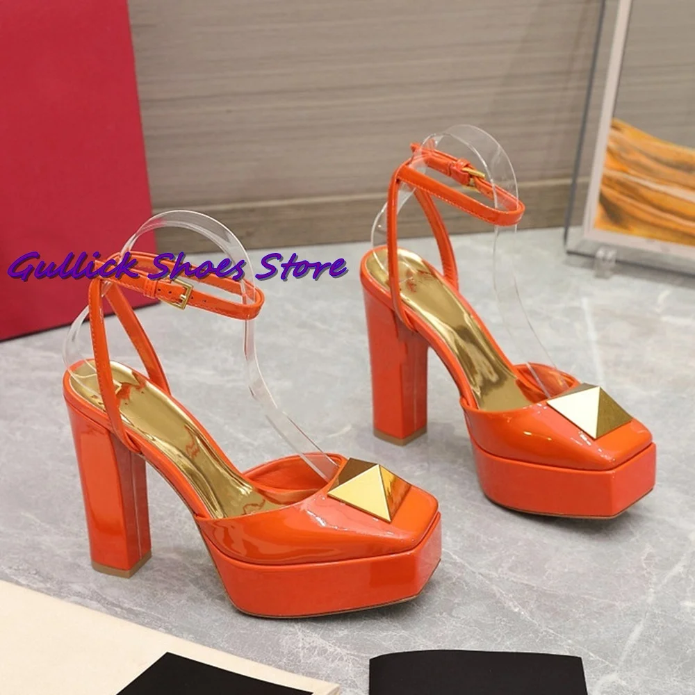 New Rivet Platform Sandals Squ - Kids Shoes Women ulasan dan harga