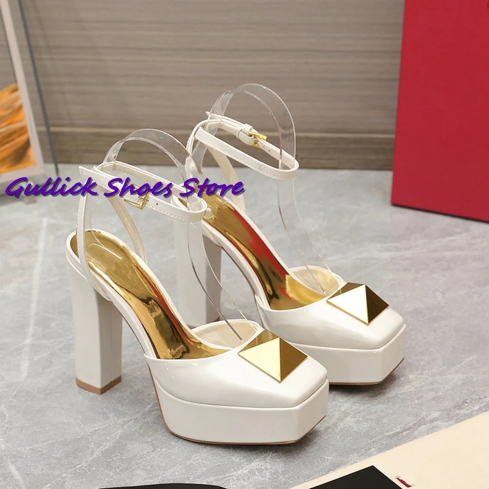 New Rivet Platform Sandals Squ - Kids Shoes Women ulasan dan harga