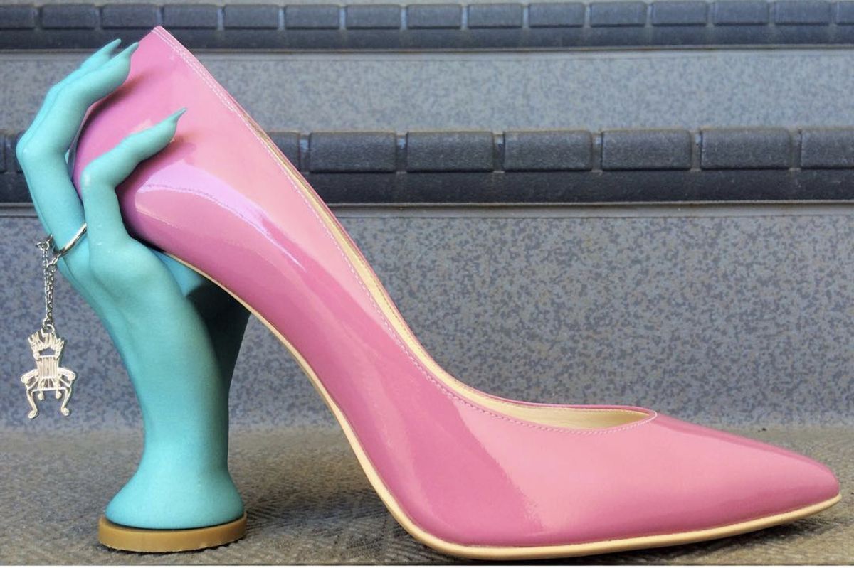 Punk Style Pointed Toe Hallowe - Women'S Shoes Hands Free ulasan dan harga