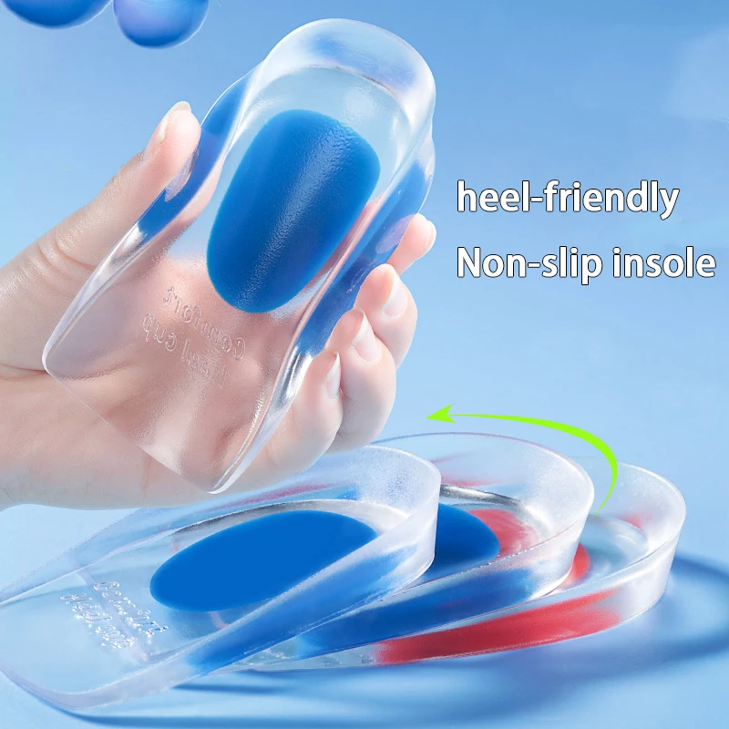 Silicone Heel Cups Gel Insoles - Women Shoes Size Chart ulasan dan harga