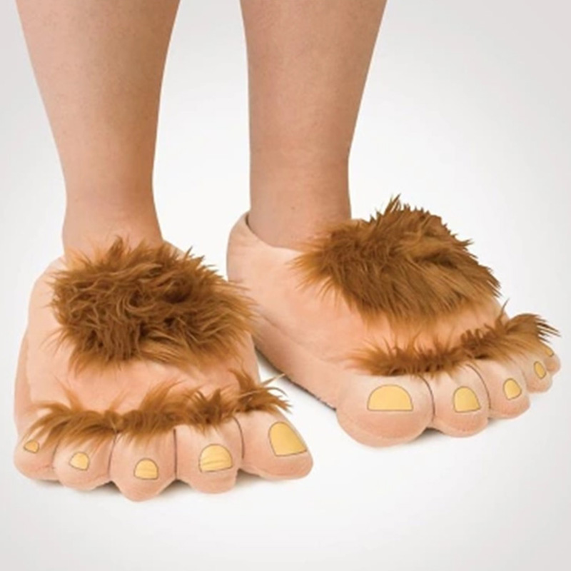 Newly Furry Warm Slippers Big  - Women Shoes For Big Feet ulasan dan harga