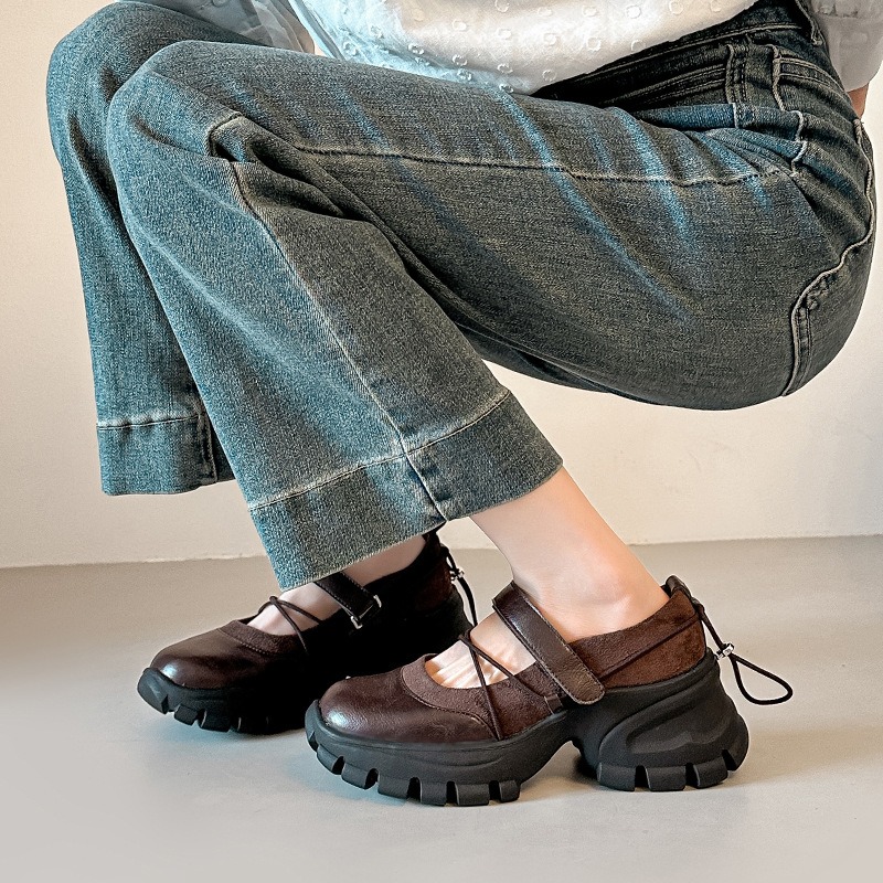 New Retro Ballet Mary Jane Sho - Women Shoes Loafers ulasan dan harga