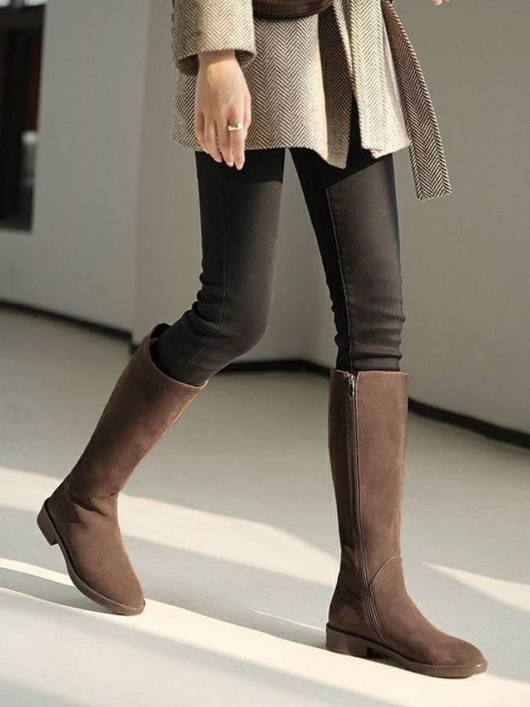 New in Zipper Warm Suede Ladie - Kids Shoes Women ulasan dan harga