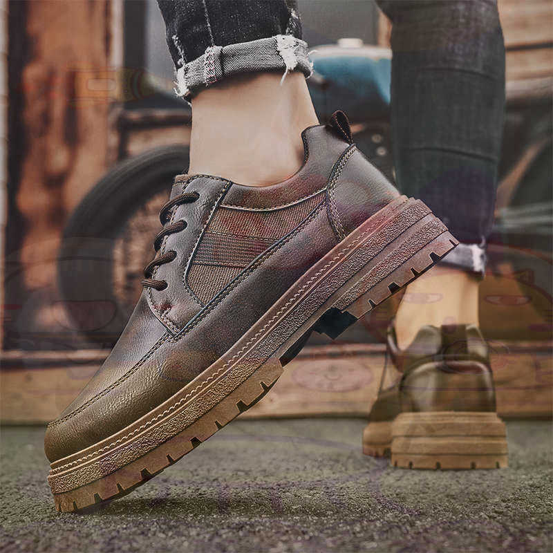 Dark Natural Leather Fashion T - Women Shoes For Big Feet ulasan dan harga