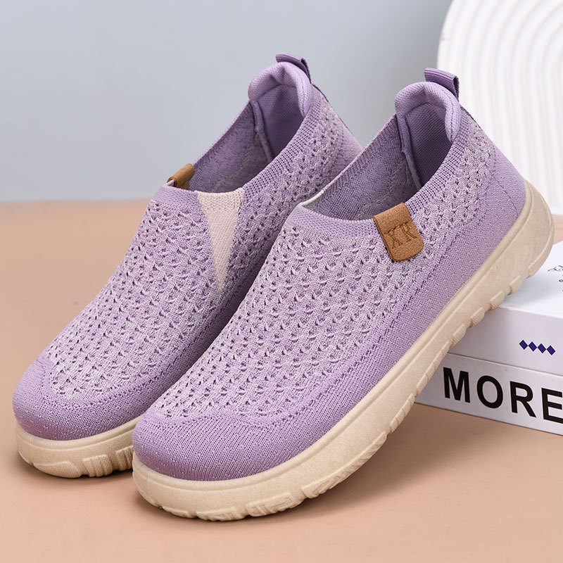 Spring and summer fly-woven br - Women Shoes Loafers ulasan dan harga