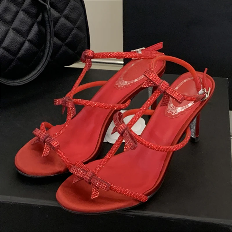 Aneikeh Summer Fashion Peep To - Strappy Heeled Sandals ulasan dan harga