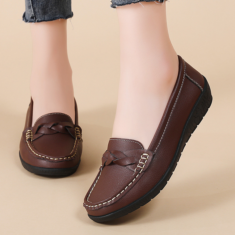 Women Shoes Soft Leather Women - Women Shoes Loafers ulasan dan harga