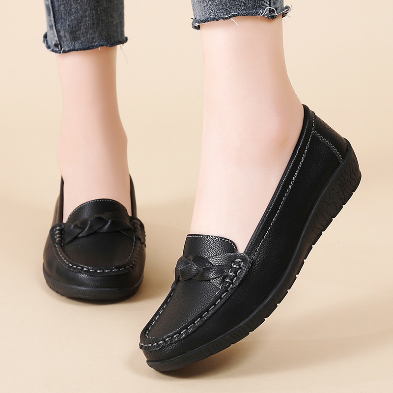 Women Shoes Soft Leather Women - Women Shoes Loafers ulasan dan harga