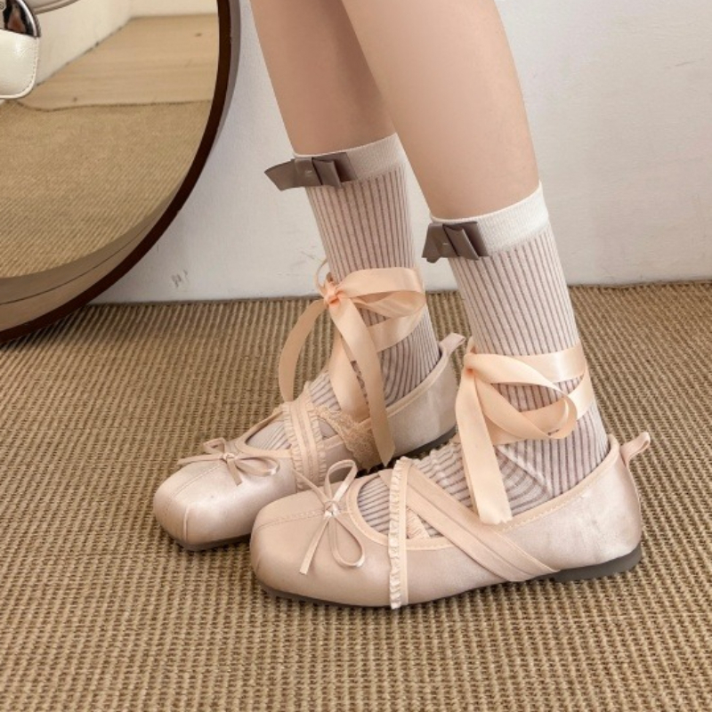 New Spring Comfortable Lace-up - Shoes For Women Flats ulasan dan harga