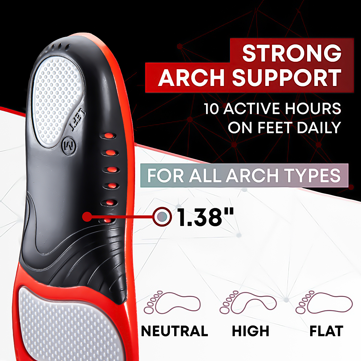 220+ Lbs Heavy Duty High Arch  - Women'S Shoes For Flat Feet ulasan dan harga
