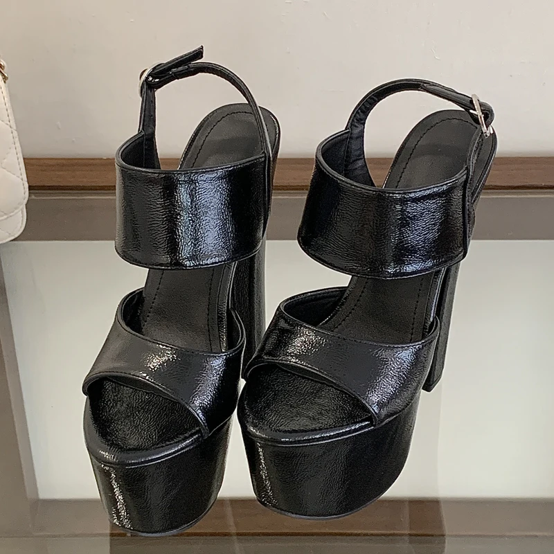 Eilyken Summer Fashion Open To - Cork Wedge Sandal ulasan dan harga