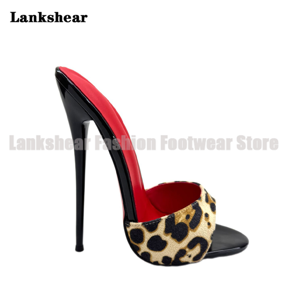 Zebra Print High Heel Mules Re - Leopard Print Heels ulasan dan harga
