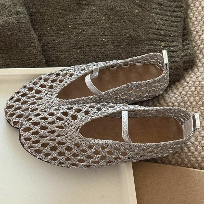 2026 New Hollow Hand Woven San - Women'S Shoes Hands Free ulasan dan harga