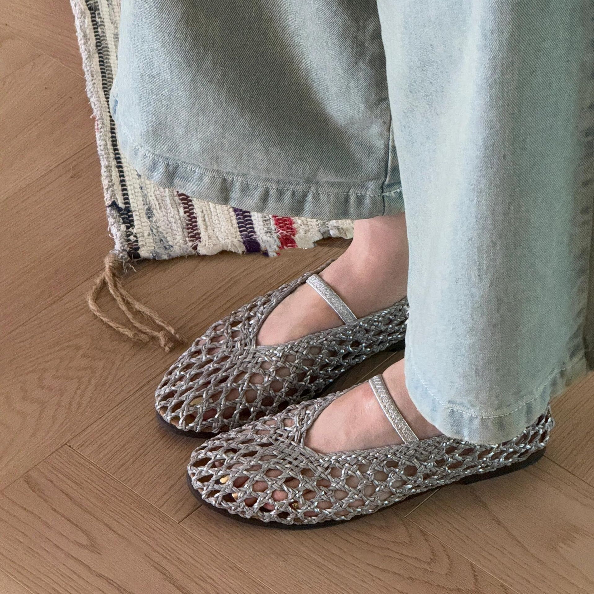 2026 New Hollow Hand Woven San - Women'S Shoes Hands Free ulasan dan harga