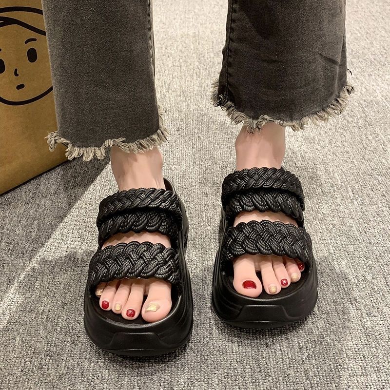 Women Platform Slippers Thick  - Women Shoes Wedges ulasan dan harga