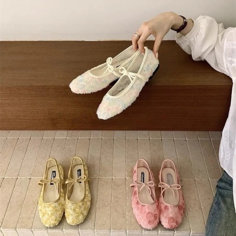 Gentle New Chinese Rose Mesh M - Women Shoes Size ulasan dan harga