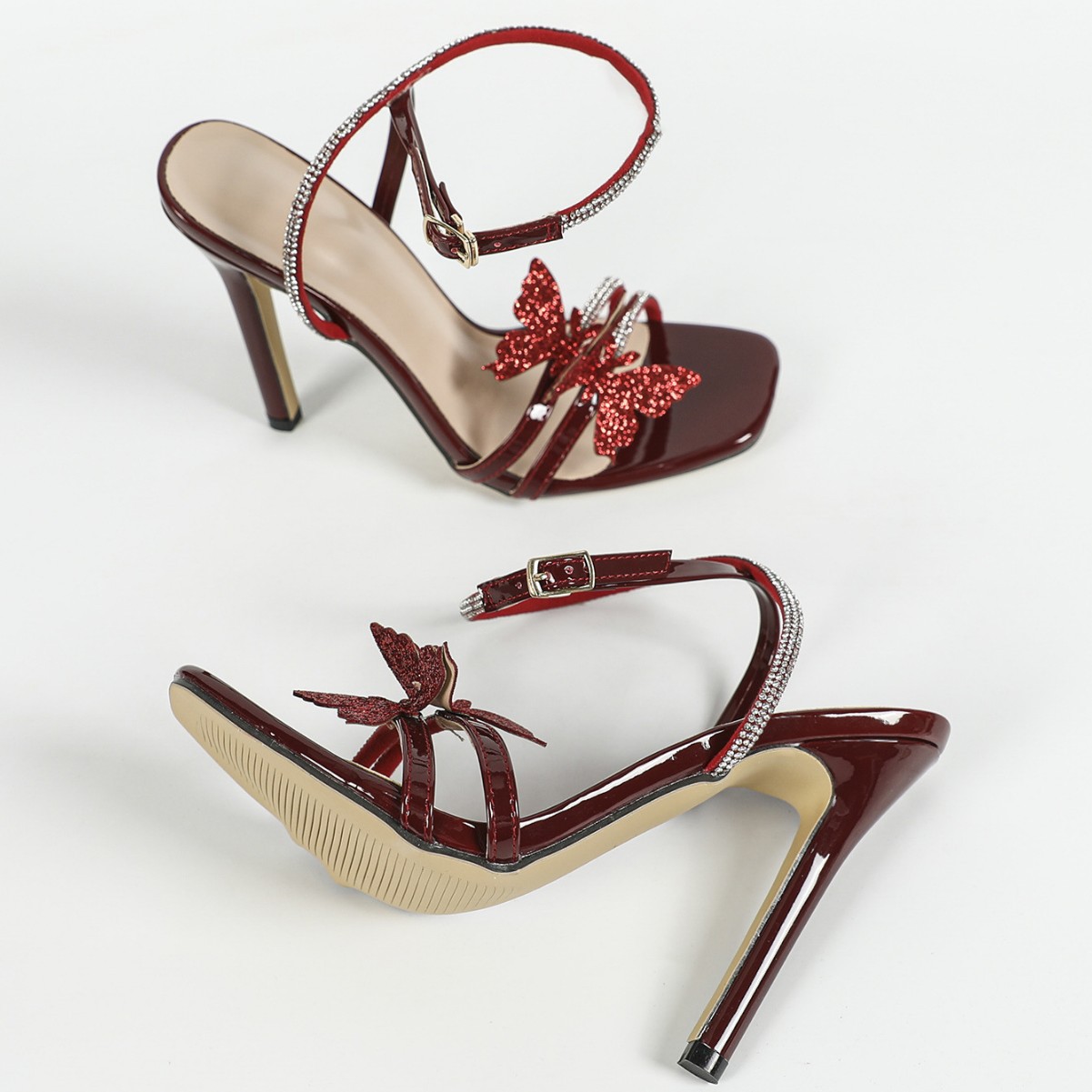 Sandalias De Mujer Verano 2025 - Strappy Heeled Sandals ulasan dan harga