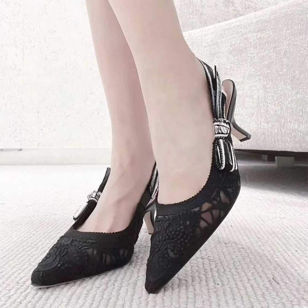 Genuine Leather High Heel Sand - Women Shoes Size Chart ulasan dan harga