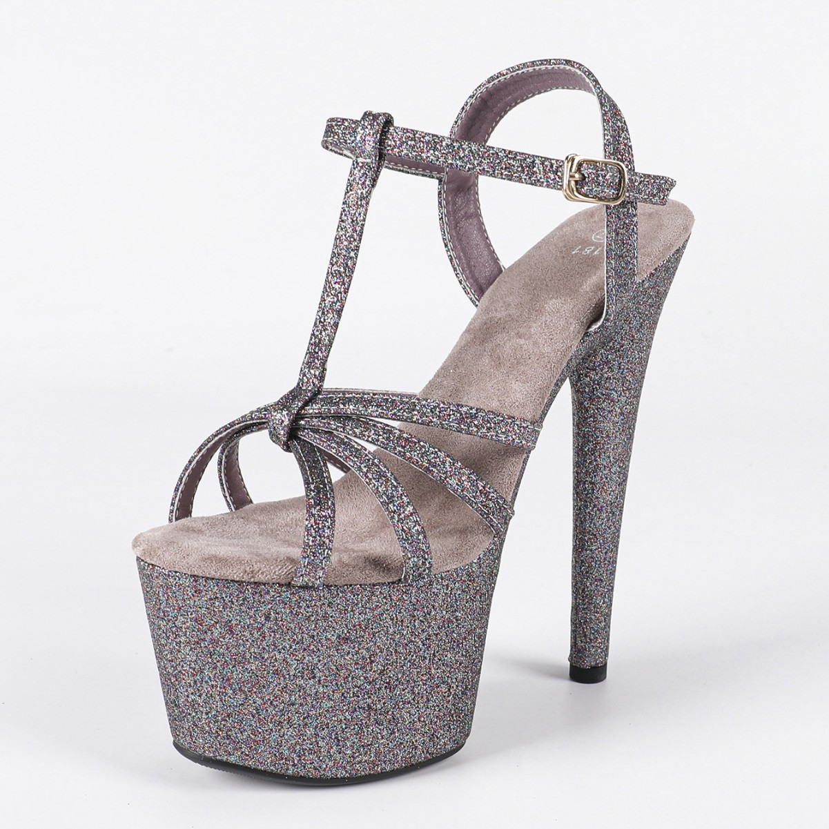 Women's 17cm Platform Sandals  - Metallic Heel Sandal ulasan dan harga