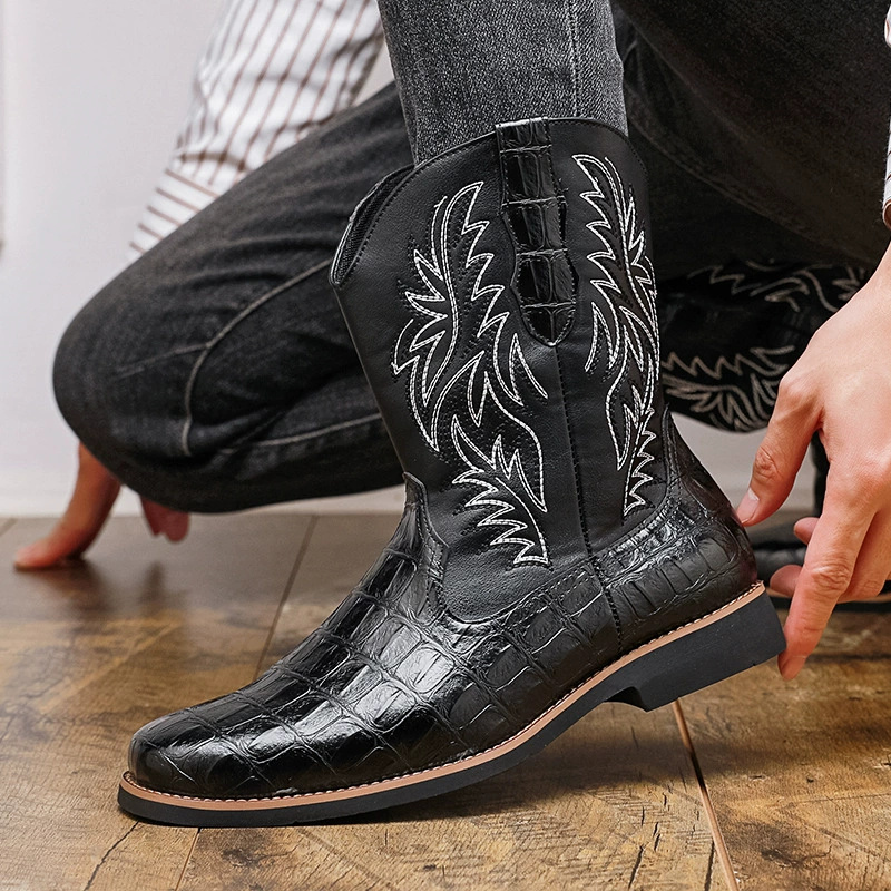 Men's Croc-Embossed Western Co - Women'S Shoes Crocs ulasan dan harga