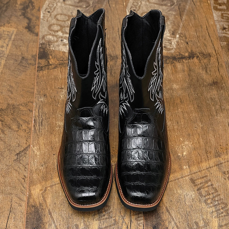 Men's Croc-Embossed Western Co - Women'S Shoes Crocs ulasan dan harga