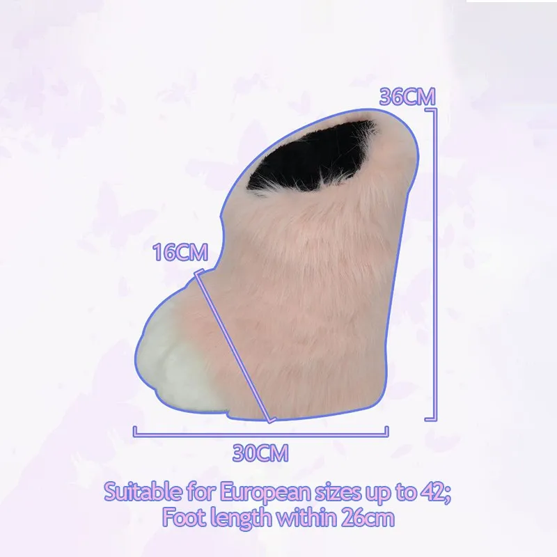 1Pair Fursuit Feet Paw Shoes K - Women'S Shoes For Flat Feet ulasan dan harga
