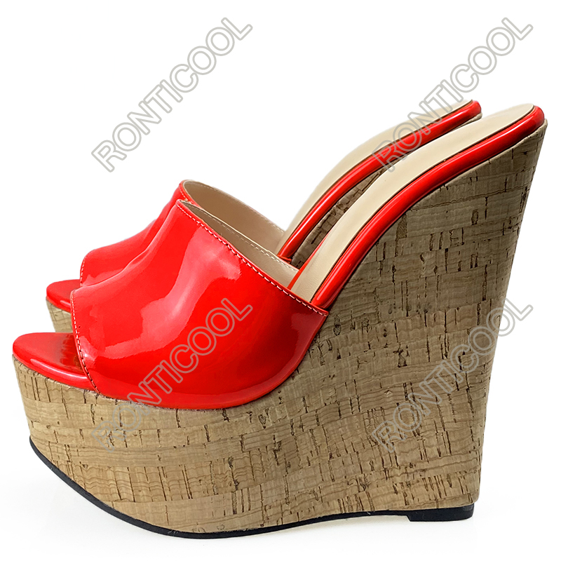 Olomm Handmade Women Summer Pa - Cork Wedge Sandal ulasan dan harga