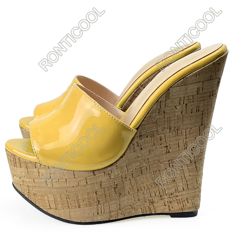 Olomm Handmade Women Summer Pa - Cork Wedge Sandal ulasan dan harga