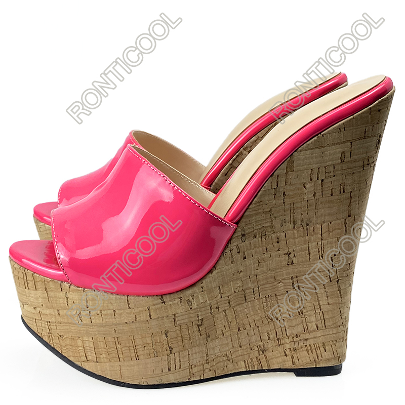 Olomm Handmade Women Summer Pa - Cork Wedge Sandal ulasan dan harga