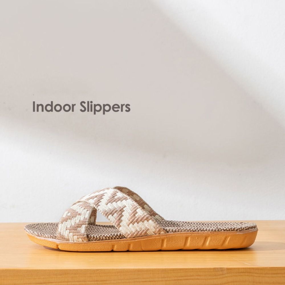 Fashion Ethnic Style Linen Cro - Jelly Sandal Women ulasan dan harga